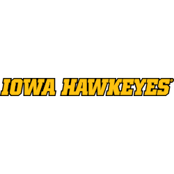 Iowa Hawkeyes Wordmark Logo 2012 - Present